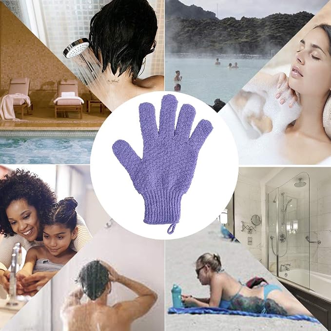 Bath Exfoliating Gloves Scrub - Image 5