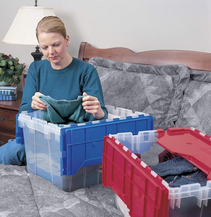 Akro-Mils KeepBox 12 Gallon Storage Container, Nesting and Stackable Plastic - Image 2