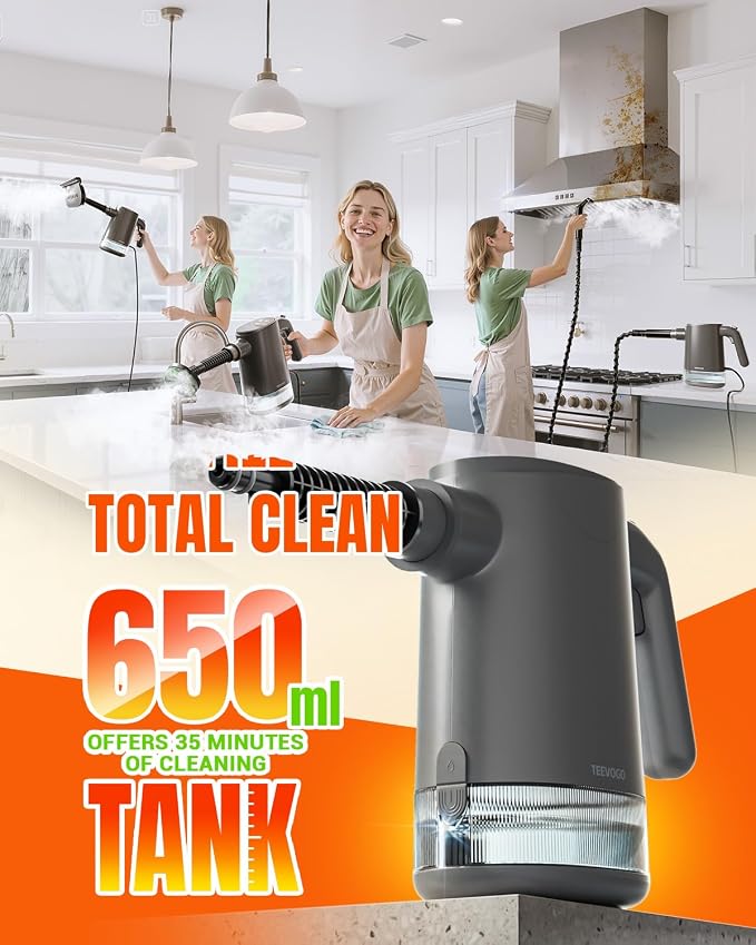 Handheld Steam Cleaner for Home, Portable Steamer Cleaner - Image 8