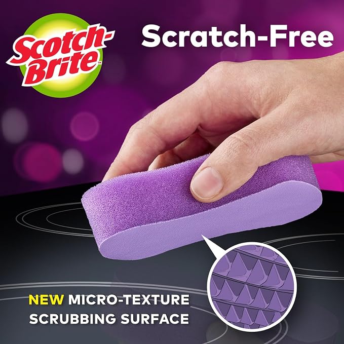 Scotch-Brite™ Glass Cooktop Pads, 4.1 in x 3.4 in x 1 in - Image 6