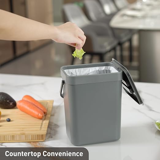 EKO Puro Mini Wall-Mounted Kitchen Trash Can - Image 6