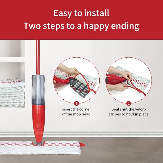 5 Pack Microfiber Mop Refills - Image 2