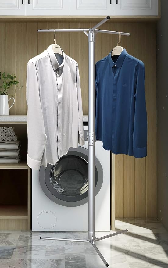 Aluminum Foldable Portable Clothes Drying Rack - Image 5