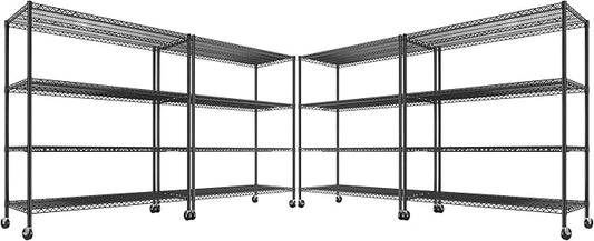 REIBII 55.5''W Heavy Duty Metal Shelves by REIBII