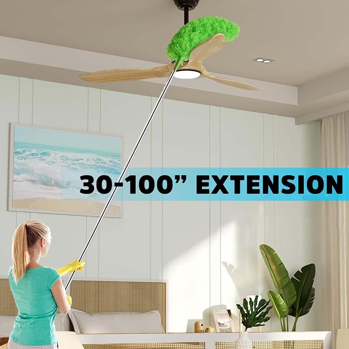 Ceiling Fan Cleaner Duster, Bafezoze Extendable Long Duster - Image 3