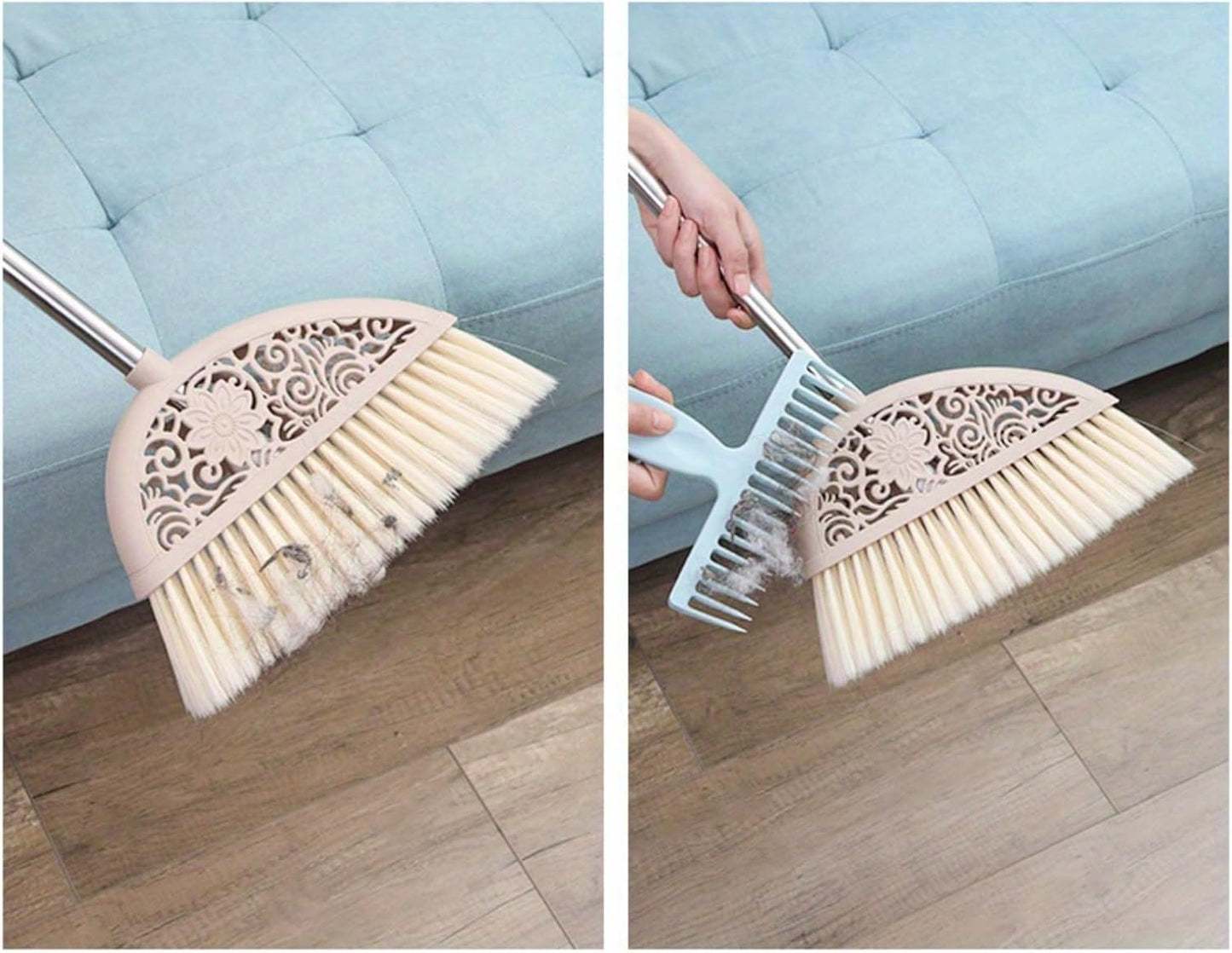 1pc Multi-Purpose Hair and Dust Removal Broom - Effortless Cleaning for Bedroom, Bathroom, Living Room & More, No Electricity Needed, Lightweight Design