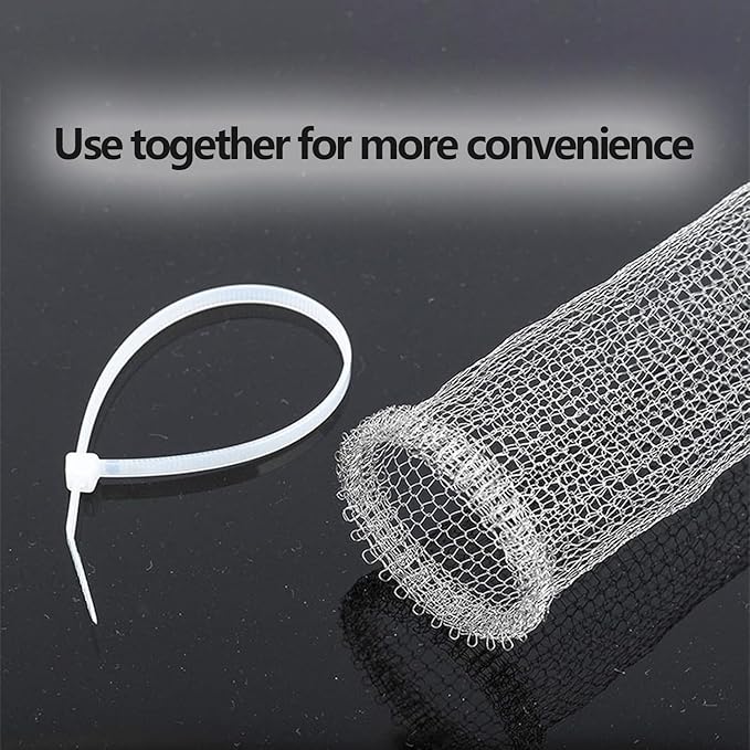 Stainless Steel Lint Traps for Washing Machine Drain Hose – Mesh Filter - Image 3