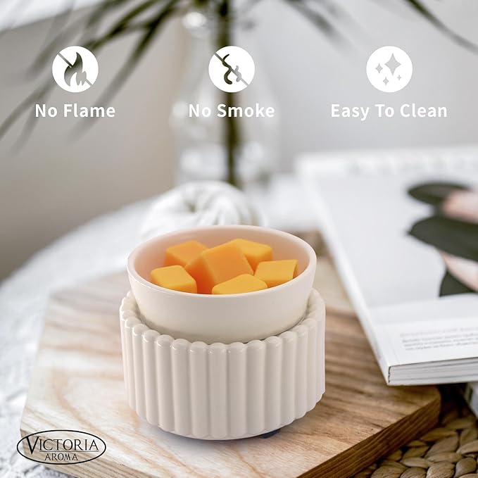 Ceramic Wax Melt Warmer 3-in-1 Candle Wax Warmer - Image 3