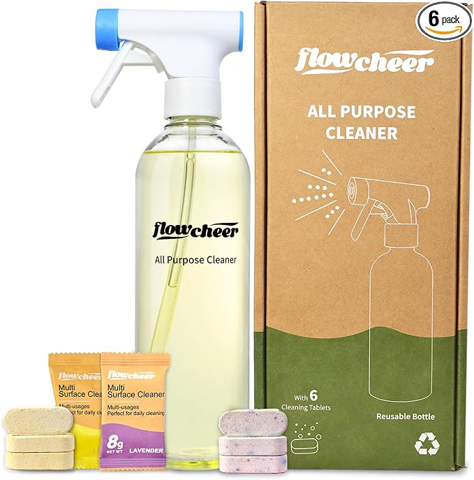 Multi-Purpose Cleaner Starter Kit-Lavender and Lemon Scent all purpose cleaner by Flowcheer