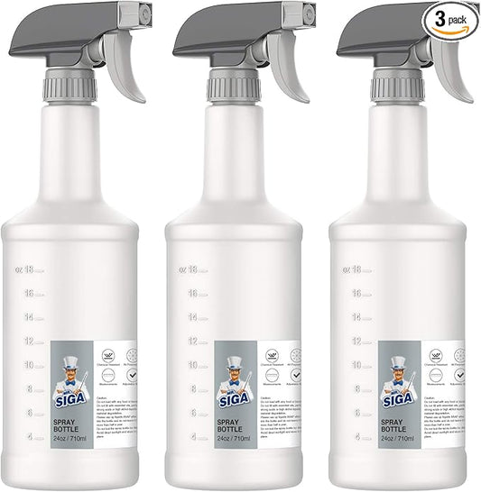 MR.SIGA 24 oz Empty Plastic Spray Bottles by MRSIGA