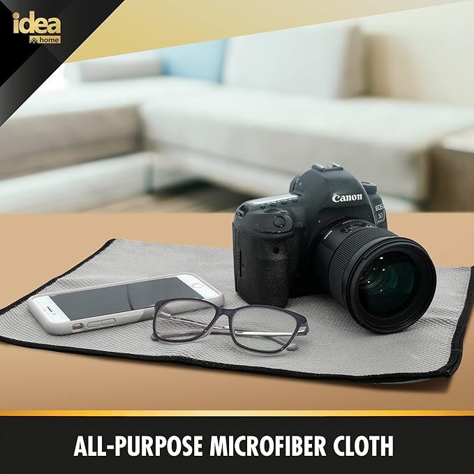 Idea Home Glass Microfiber Cleaning Cloth - Image 3