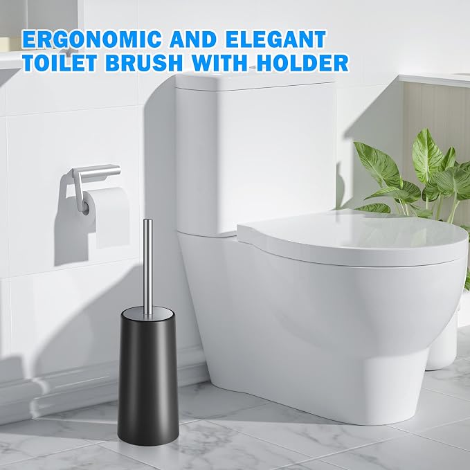 Toilet Brush and Holder, 2 Pack Toilet Brush - Image 6