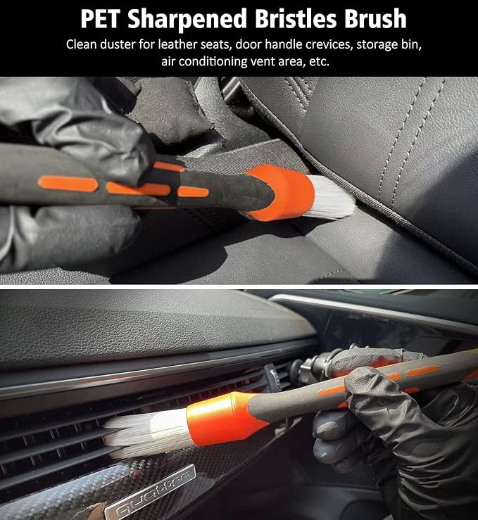 YeewayVeh 3pcs Car Detailing Brush Set - Image 5