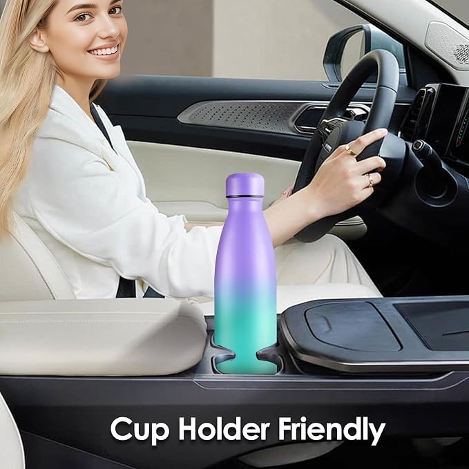 25oz Cola-Bottle Shaped Stainless Steel Leak-proof Water Bottle, Double Wall - Image 6