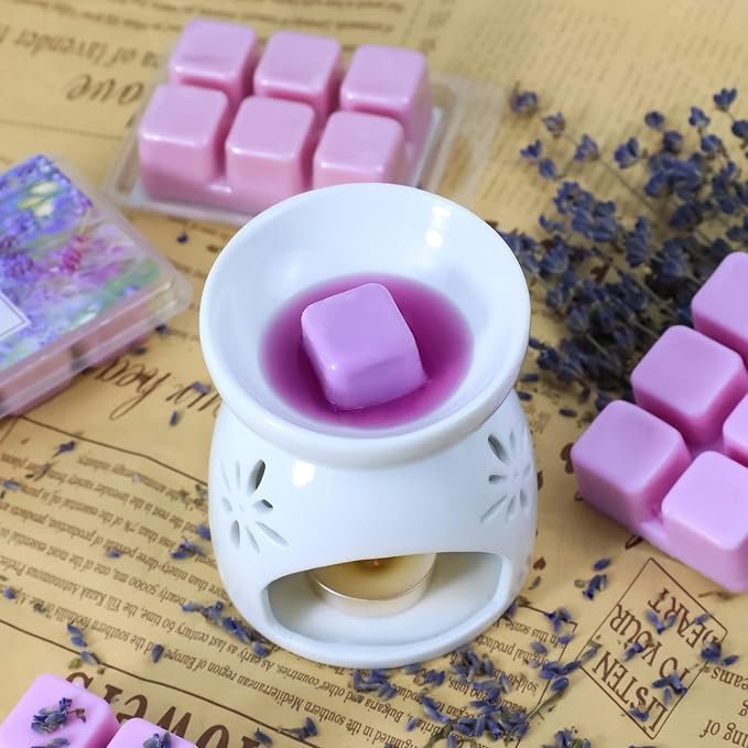 SCENTORINI Lavender Wax Melts Wax Cubes, Lavender Candle Wax Melts Strong Scent - Image 7