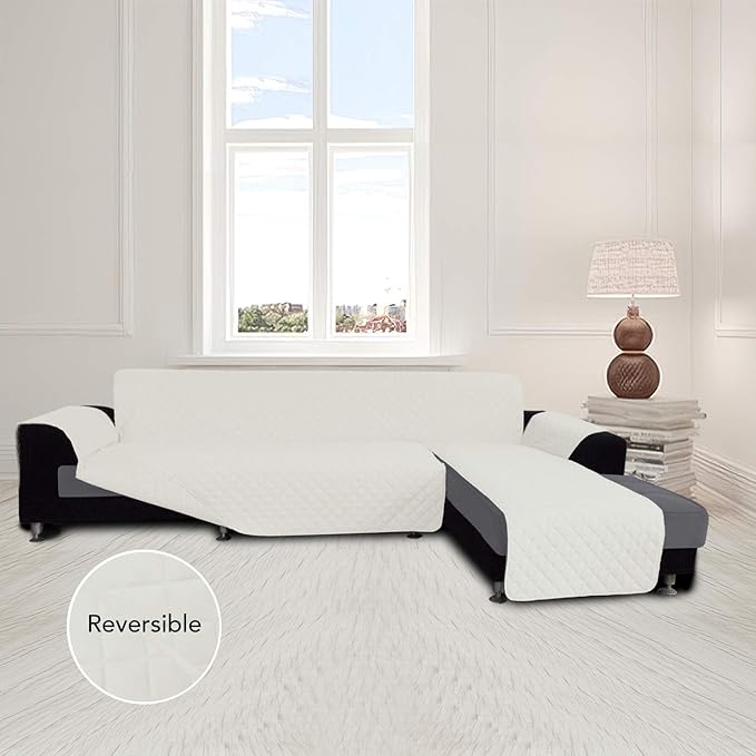 Easy-Going Sofa Slipcover L Shape Sofa Cover Sectional Couch Cover Chaise - Image 2
