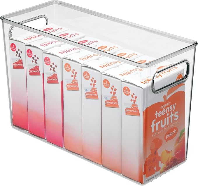 iDesign Plastic Stackable Kitchen Organizer Bin by iDesign