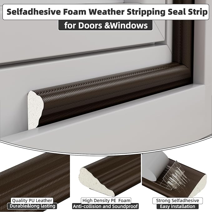 16.4 Ft Weather Stripping Seal Strip - Image 2