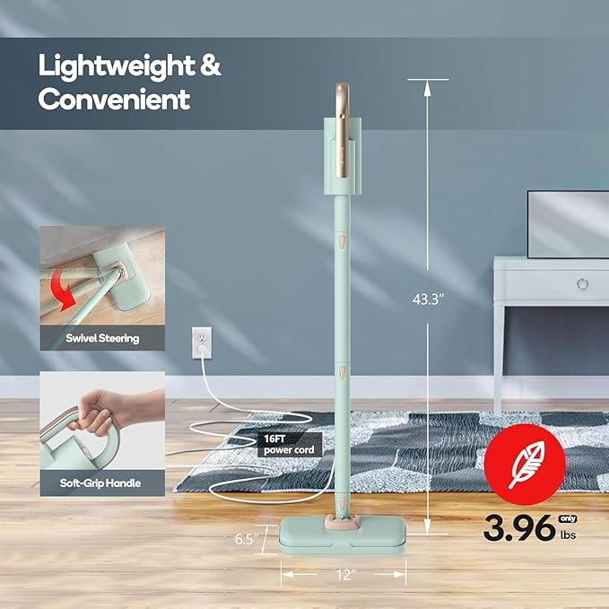 Newbealer Steam Mop & Detachable Handheld Cleaner, 250ml 1200W Powerful Floor - Image 4