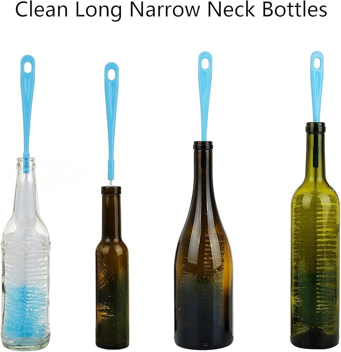 3-Pack Long Bottle Cleaning Brush - Image 3
