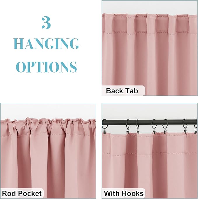 RYB HOME Pink Small Window Tiers - Image 4