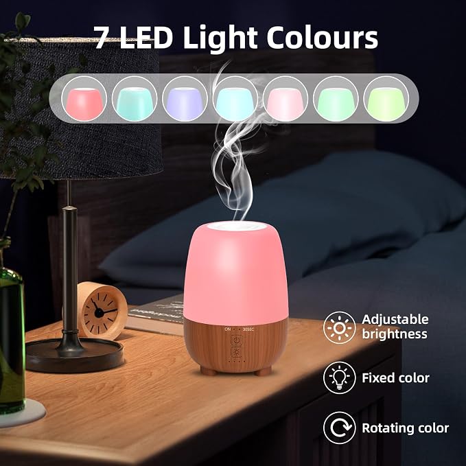 150ML Rechargeable Battery Operated Essential Oil Diffuser, Portable Cordless - Image 7