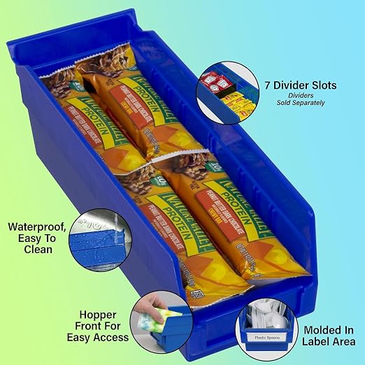 Akro-Mils 30120 Plastic Shelf Bins, Heavy Duty Storage Bins - Image 3