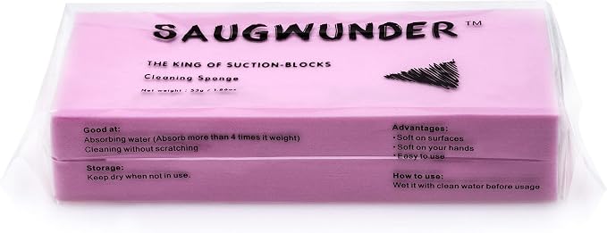 Cleaning Sponge Super Absorbent Water Durable ^~ You Know 17.5×7.5×3.5 cm Use - Image 2