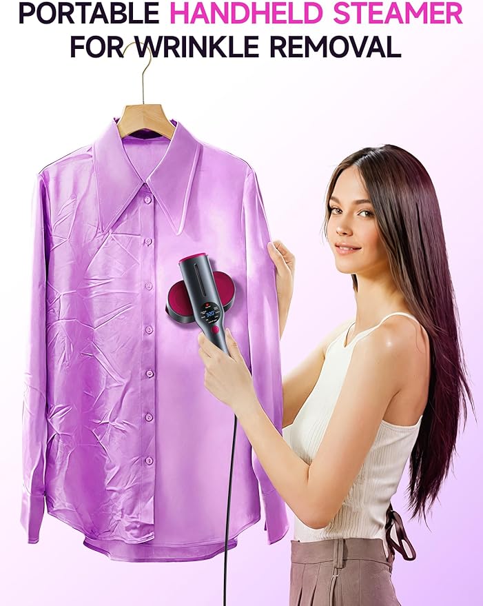DRFLASH 2-in-1 Steamer & Iron for Clothes, 15s Fast Heat-up 1200W Portable - Image 2