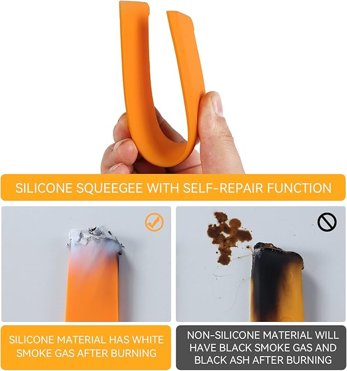 Shower Squeegee for Glass Doors, Bathroom Squeegee for Shower, Window Squeegee - Image 3