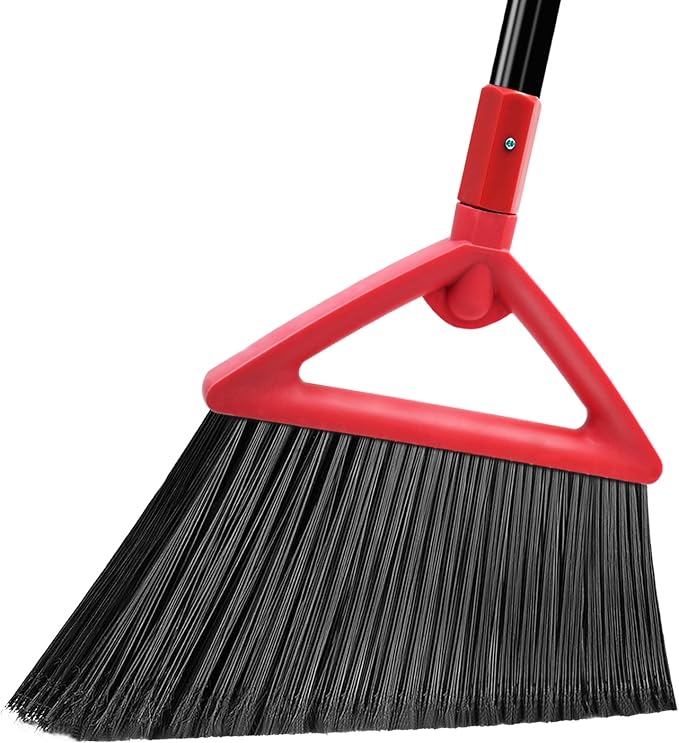 Heavy Duty Commercial Broom, Upgraded Angle Brooms by PUTNATRUE