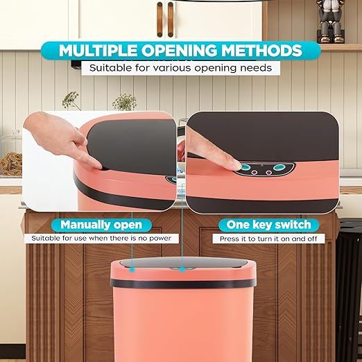 Automatic Motion Sensor Bathroom Trash Can - Image 4