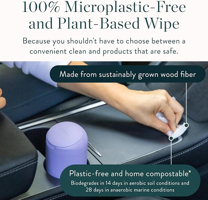 Biom Biodegradable All-Purpose Mini Wipes 8-Pack Refill - Image 5