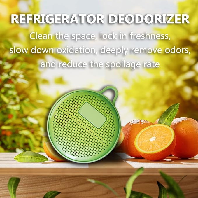 Refrigerator Deodorizer, Fridge Odor Absorber, Mini USB Rechargeable Ozone Odor - Image 2