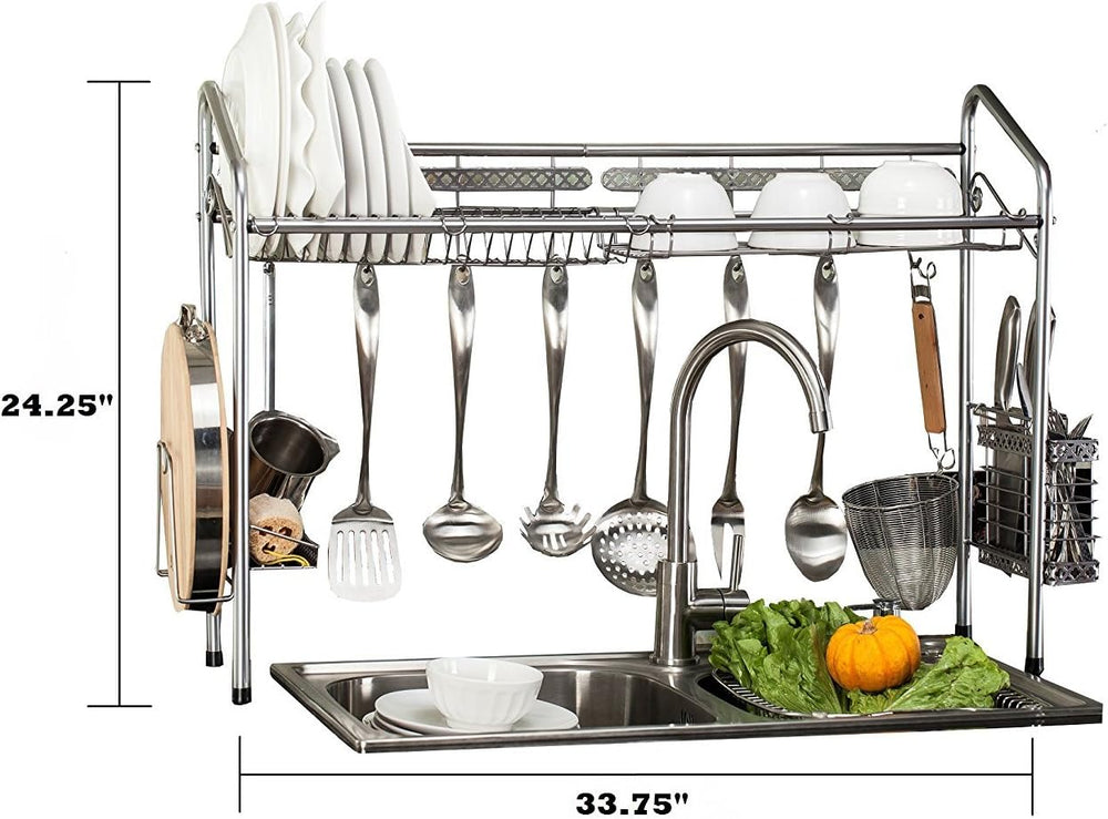 Premium Racks Professional Dish Rack (Over The Sink)