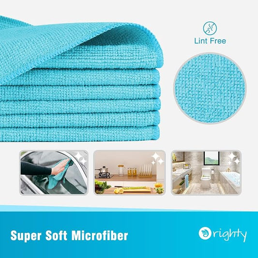 Orighty Microfiber Cleaning Cloth, 12 Pack Microfiber Towels - Image 2