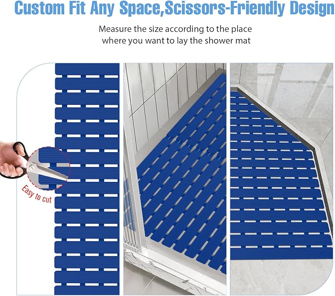 Shower Mat Non-Slip Bath Mat for Tub Floor & Stall - Image 7