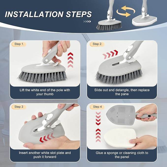 Tile Tub Floor Cleaner Scrubber - Image 6