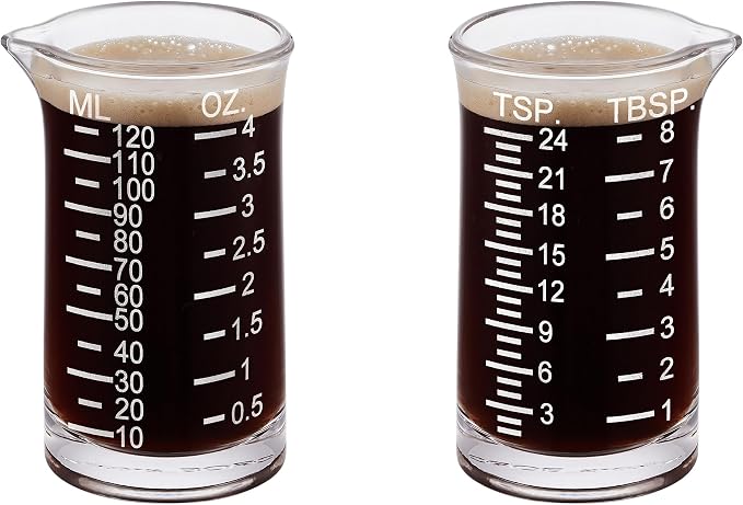 Ackers 4 Oz Glass Measuring Cup, Borosilicate Shot Glass - Image 6