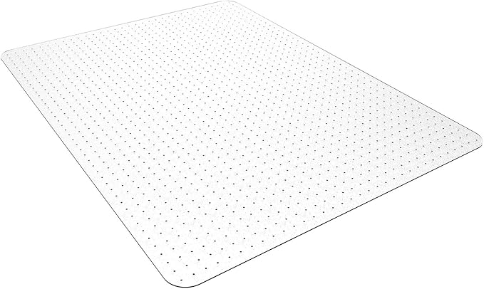 Large Chair Mat for Carpet, Easy Glide Plastic Carpet Floor Protector Mat for by HOMEK