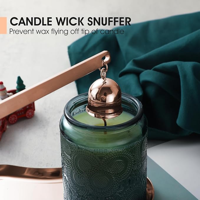 PATOISE 4 in 1 Candle Accessory Set, Candle Wick Trimmer Cutter Mini, Candle - Image 3