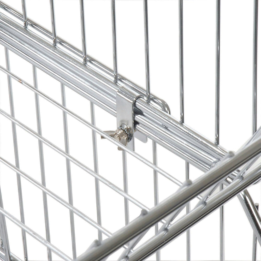 Global Industrial Five-Tier Interlocking Modular Wire Frame Stacking Bin