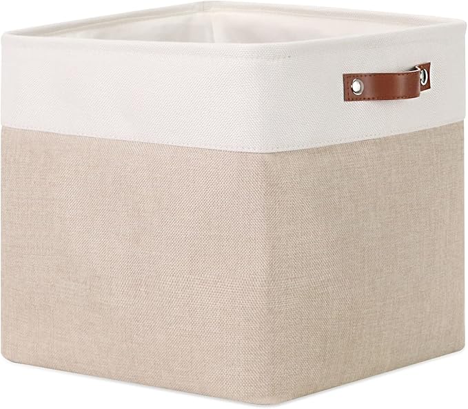 DULLEMELO Cube Storage Bin 13x13, Collapsible Fabric Storage Cube by DULLEMELO