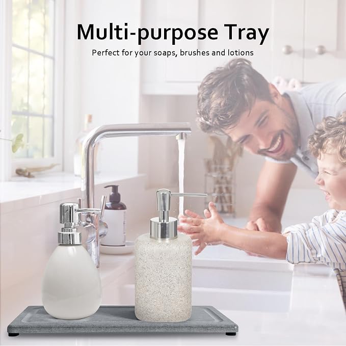 2 PCS Water Absorbing Stone Trays - Image 5