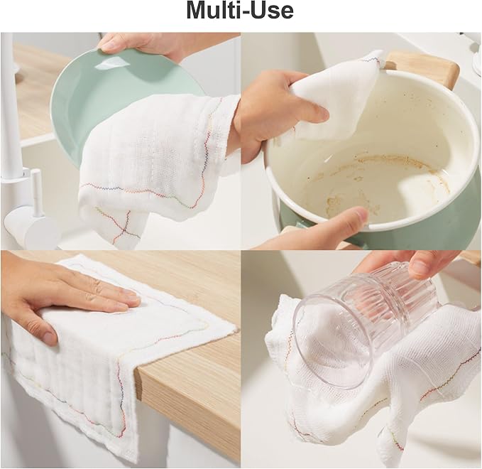 JOYMOOP Cleaning Cloths, Reusable Multi-Purpose Cleaning Rags, Highly Absorbent - Image 3