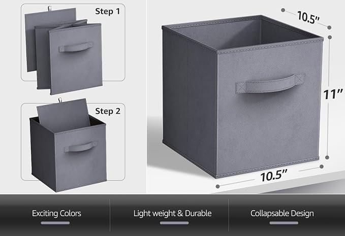 Sorbus Fabric Storage Cubes - Image 5