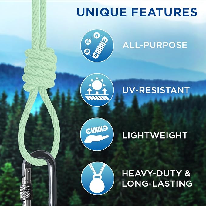 TECEUM Cotton Rope 3/16” – 100 FT – Strong All-Purpose Braided Rope – Natural - Image 4