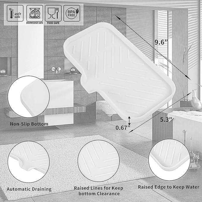 Silicone Bathroom Soap Dishes - Image 2