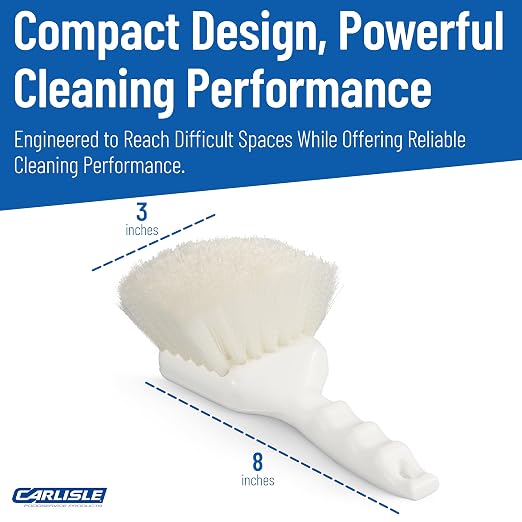 SPARTA 3662000 Flo-Pac Plastic Handle Utility Scrub Brush, Nylon Bristles - Image 5