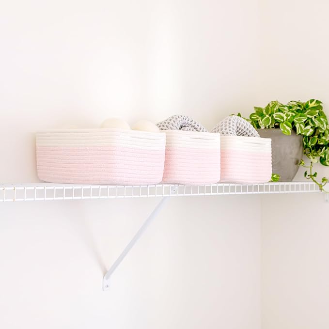 NaturalCozy 13.5”x8.5”x5.5” Rectangle Storage Baskets - Image 9